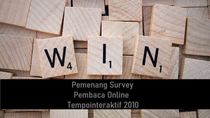 Pemenang Survey Pembaca Online Tempointeraktif 2010