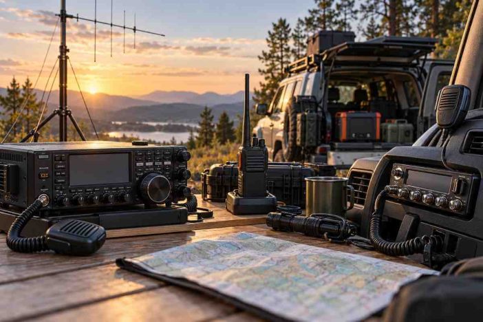 Ham radio vs GMRS vs CB radio equipment compared for communication and emergency use